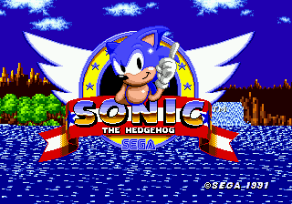 Sonic The Hedgehog Title