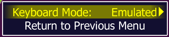 Keyboard Mode